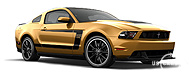 2012 Ford Mustang Boss - Yellow Blaze met.
