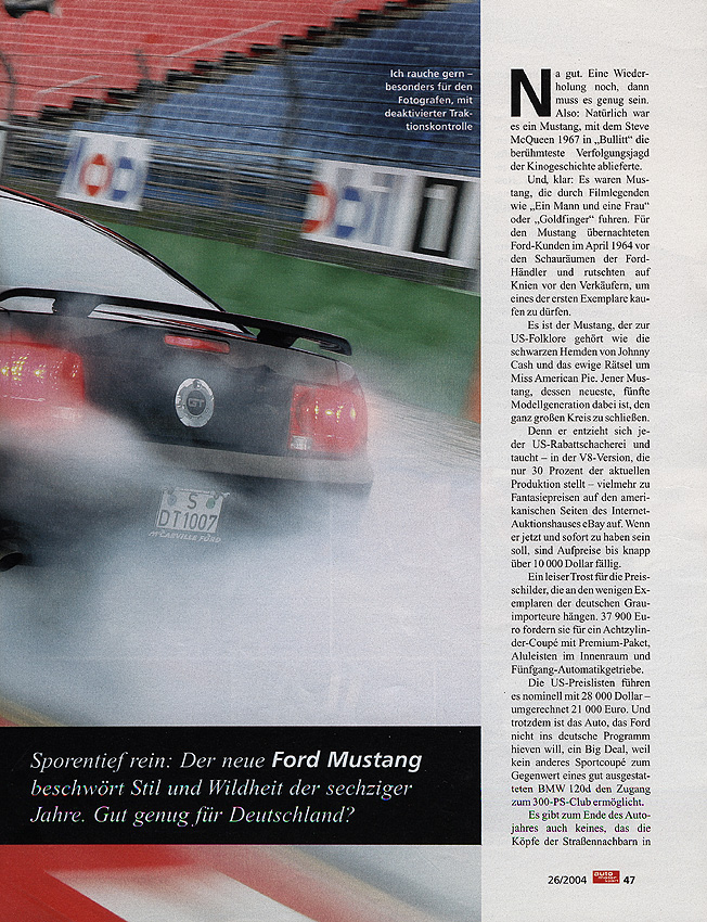 Auto Motor & Sport - 2005 Ford Mustang - Seite 3