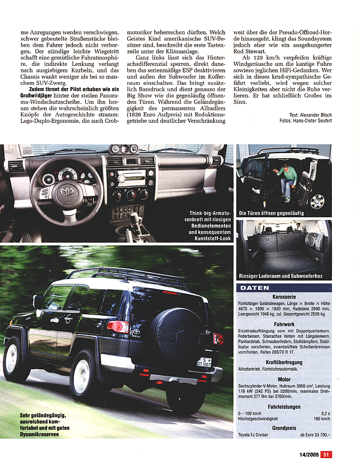 2007 Toyota FJ Cruiser - Auto-Motor-Sport