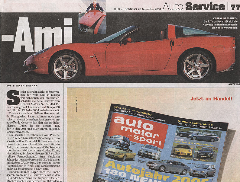 Bild am Sonntag - 2005 Chevrolet Corvette - Seite 2
