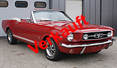 1966 Ford Mustang GT Cabriolet, Rangoon Red